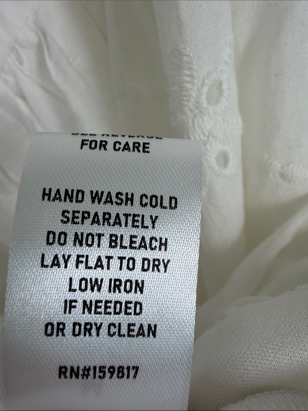 Altar’d State 100% Cotton Strapless White Eyelet Sundress M Cottagecore Romantic - Picture 6 of 10